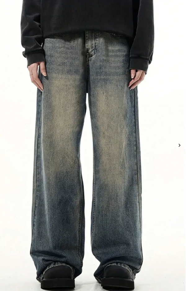 Off Duty- Blue Screen Super Baggy Jeans