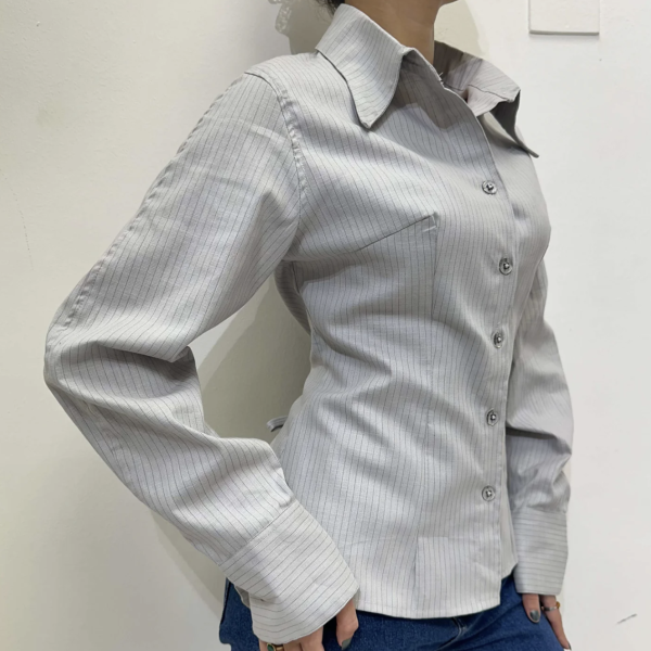 Blue Brew- ELARA SHIRT FROST GREY