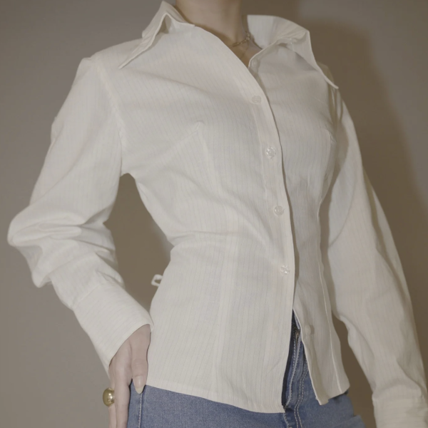 Blue Brew- ELARA SHIRT FROST GREY