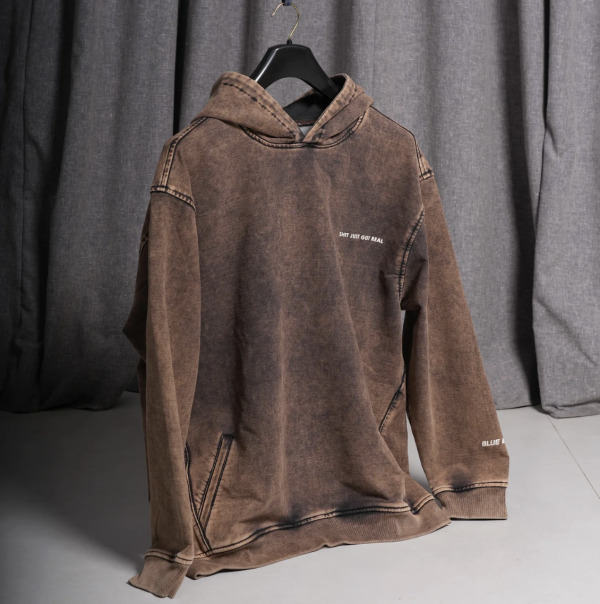Blue Brew- GOD SAVES BROWN HOODIE
