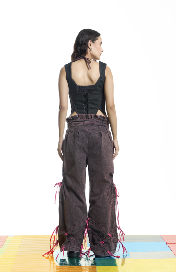THNWHN- Mauve Paperbag Denim