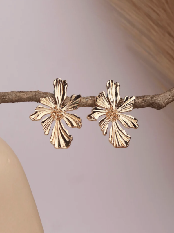 LILI ORIGIN- Golden Bloom Flower Earring