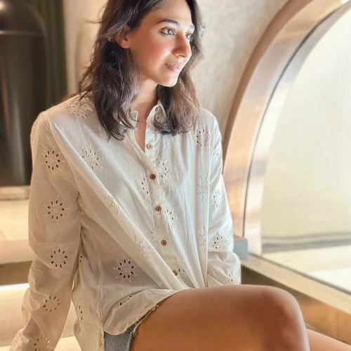 img-3710 Nanaki- Hakoba Cream Cotton Shirt