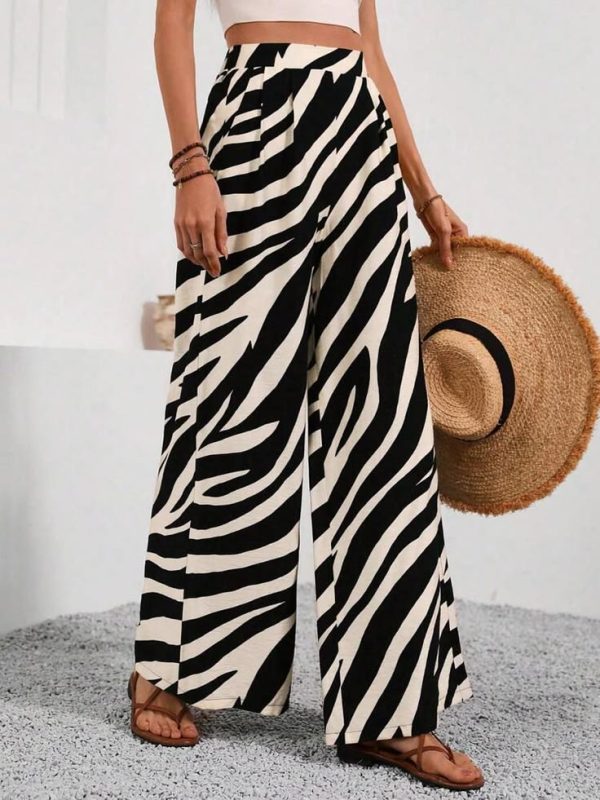 Zebra Print Pants