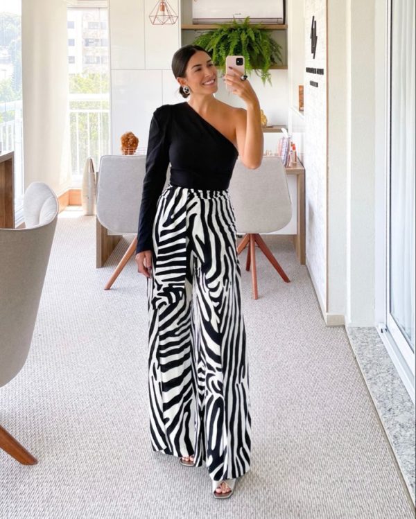 Zebra Print Pants