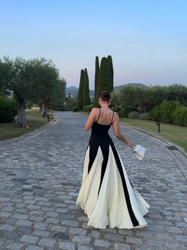 Monochrome Drama Dress